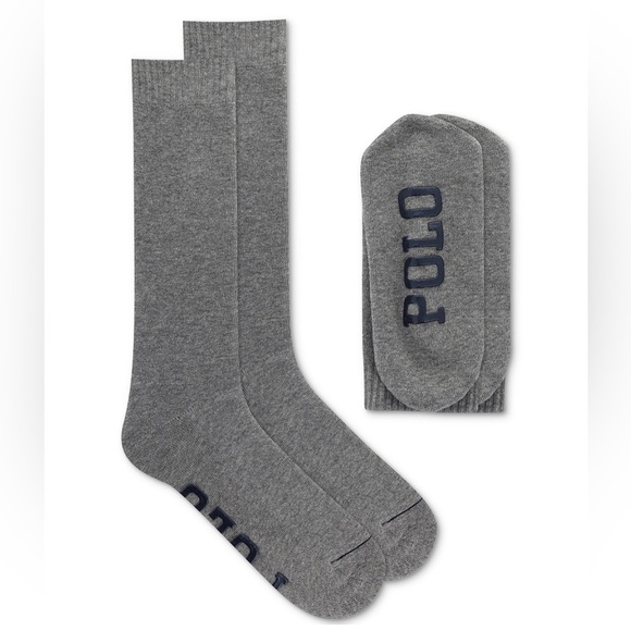 Polo Ralph Lauren Other - POLO RALPH LAUREN Mens Casual Cozy Gripper Lounge Socks